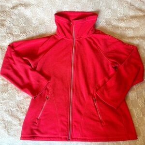 Red Calvin Klein Zip Up Size L